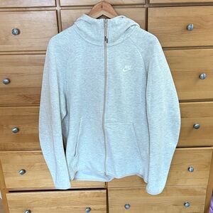 Nike Heather Gray Full-Zip Hoodie